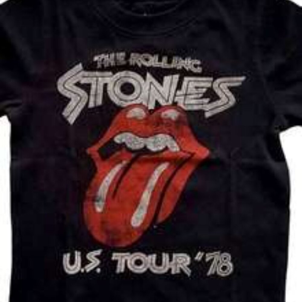 Tee Shirt  Rolling  Stones U.S. Tour 1978 New